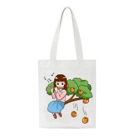 Hot Sale Cotton Shopping Tote Bag With Custom Logo Printed