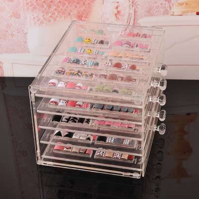 Factory direct sale new transparent acrylic manicure sample display box