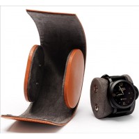 Hot Sale Luxury Leather Single Watch Box Portable Watch Case for Christmas Anniversary Birthday