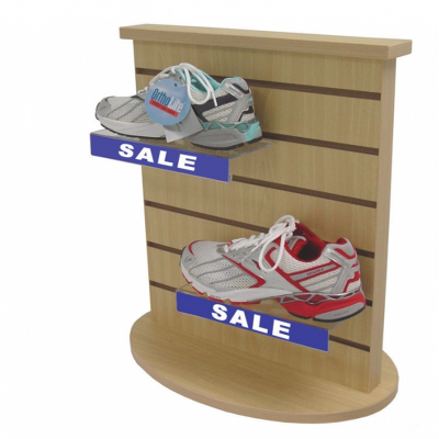 Factory Direct Sale Customized 2020 best selling wood acrylic modern shoe rack display for shop