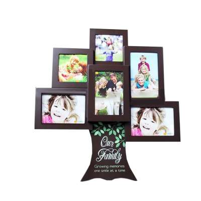 American creative picture frame combination happiness tree birthday married valentine's day present wooden frames