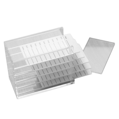 acrylic eyelash case acrylic custom wholesale colorful transparent display case for large factory