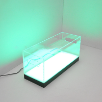 Acrylic Led Display Showcase Portable Led Light Display Case Led