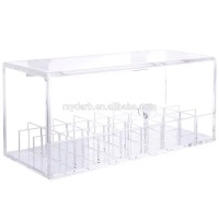 Multilayer Drawer Transparent Acrylic Makeup Bag Cosmetic Organizer Storage Box