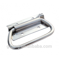 JS-D204 Large nickel stainless steel  Handle case handle equipment  box handle