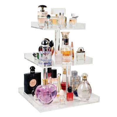 2020 Hot Sale 3 Tier Acrylic Makeup Perfume Tray Organizer