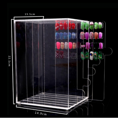 2020 Factory direct sale new transparent acrylic manicure sample display box